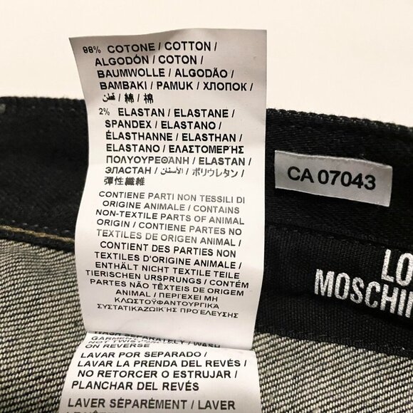 Love Moschino Mens Jeans Size 34 - Picture 6 of 16